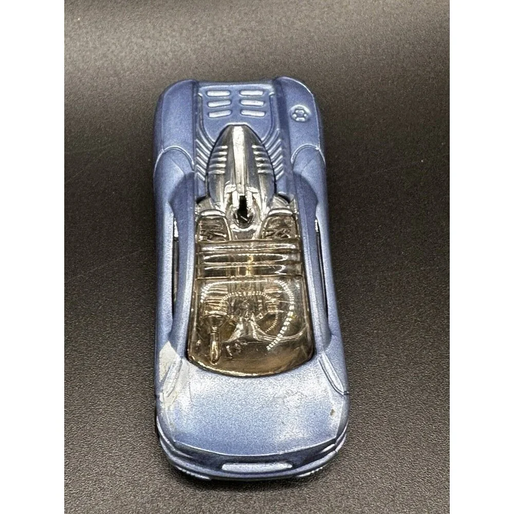 Hot Wheels 2002 First Editions Backdraft Diecast Toy Car Blue 1/64 Malaysia READ